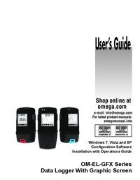 Thumbnail of document Manual - OM-EL-GFX Portable Temperature/Humidity Data Loggers W/Graphing Display